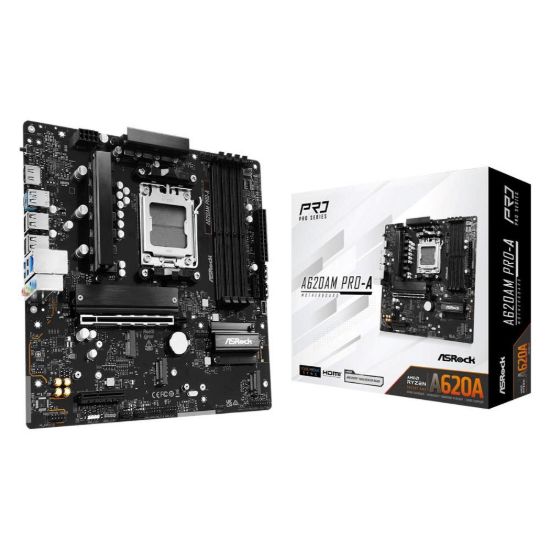 Obrázek ASRock MB Sc AM5 A620AM PRO- A, AMD A620A, 4xDDR5, 1xHDMI
