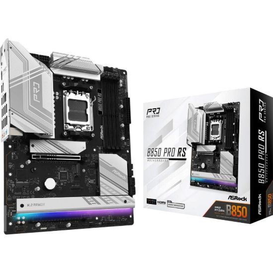 Obrázek ASRock MB Sc AM5 B850 Pro RS, AMD B850, 4xDDR5, 1xUSB- C, 1xHDMI, ATX