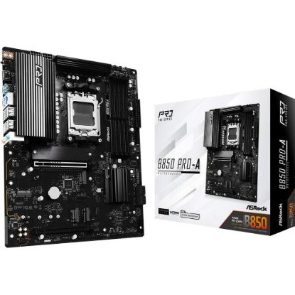 Obrázek ASRock MB Sc AM5 B850 Pro- A, AMD B850, 4xDDR5, 1xUSB- C, HDMI, ATX