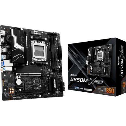 Obrázek ASRock MB Sc AM5 B850M- X R2.0, AMD B850, 2xDDR5, 1xDP, 1xHDMI, mATX