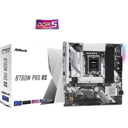 Obrázek ASRock MB Sc LGA1700 B760M PRO RS, Intel B760, 4xDDR5, 1xDP, 1xHDMI, mATX