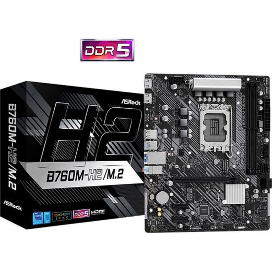 Obrázek ASRock MB Sc LGA1700 B760M- H2/ M.2, Intel B760, 2xDDR5, 2xHDMI, mATX