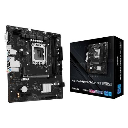 Obrázek ASRock MB Sc LGA1700 H610M- HVS/ M.2 D5 Gen5, Intel H610, 2xDDR5, 1xHDMI, 1xVGA, mATX