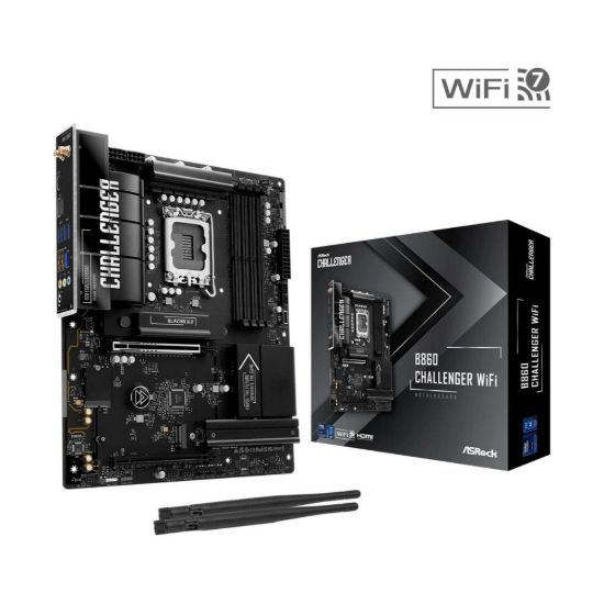 Obrázek ASRock MB Sc LGA1851 B860 Challenger WiFi, Intel B860, 4xDDR5, 1xHDMI, WiFi, ATX