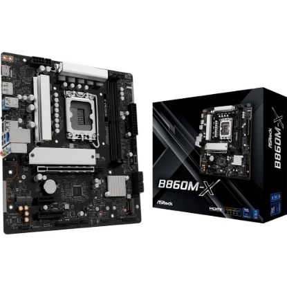 Obrázek ASRock MB Sc LGA1851 B860M- X, Intel B860, 2xDDR5, 1xDP, 1xHDMI, mATX