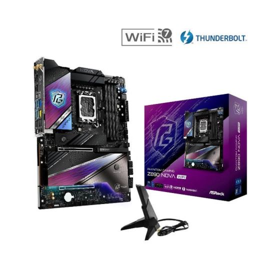 Obrázek ASRock MB Sc LGA1851 Z890 NOVA WIFI, Intel Z890, 4xDDR5, 1xDP, 1xHDMI, 2xThunderbolt, WI- FI