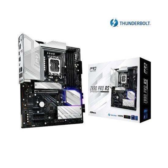 Obrázek ASRock MB Sc LGA1851 Z890 PRO RS, Intel Z890, 4xDDR5, 1xDP, 1xHDMI, 2xThunderbolt, WI- FI