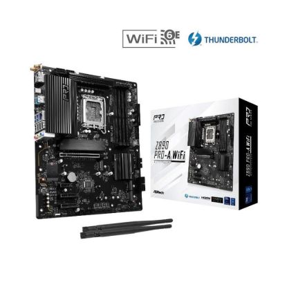 Obrázek ASRock MB Sc LGA1851 Z890 PRO- A WIFI, Intel Z890, 4xDDR5, 1xDP, 1xHDMI, 1xThunderbolt, WI- FI
