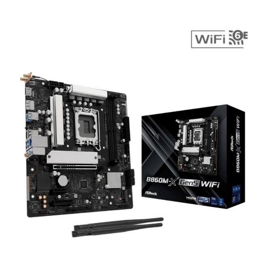 Obrázek ASRock MB Sc LGA1871 B860M- X Gen5 WiFi, Intel B860, 2xDDR5, 1xDP, 1xHDMI, mATX