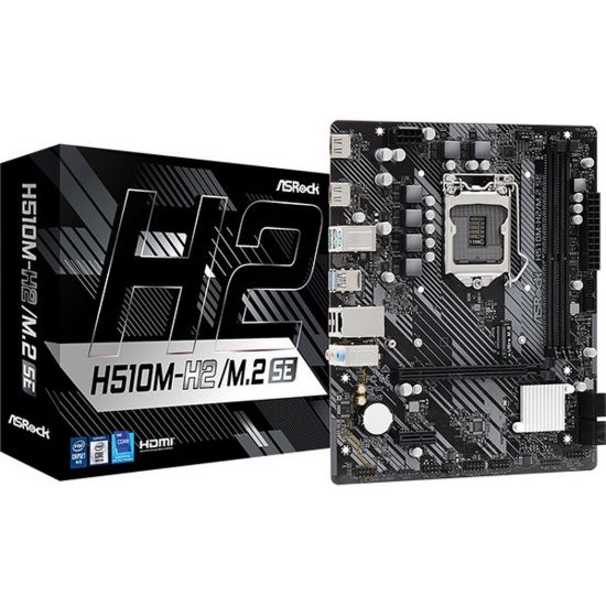 Obrázek ASRock MB Sc LGA1200 H510M- H2/ M.2 SE, Intel H470, 2xDDR4, 2xHDMI, mATX