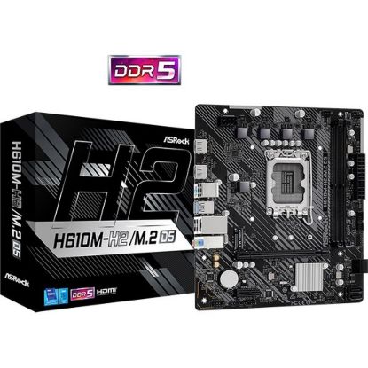 Obrázek ASRock MB Sc LGA1700 H610M- H2/ M.2 D5, Intel H610, 2xDDR5, 2xHDMI, mATX