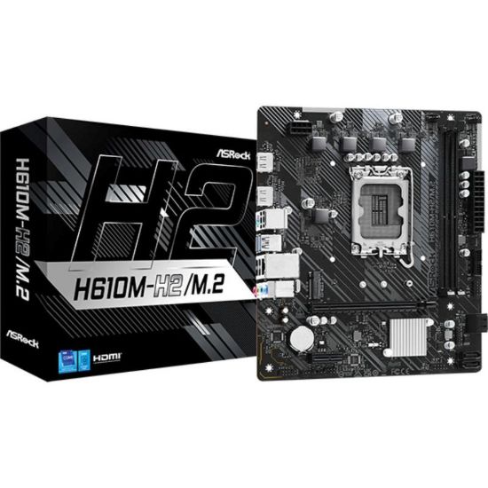 Obrázek ASRock MB Sc LGA1700 H610M- H2/ M.2, Intel H610, 2xDDR4, 2xHDMI, mATX