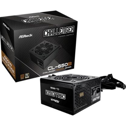 Obrázek ASROCK zdroj CL- 650B, 650 W, 80Plus Bronze, 120 mm, ATX 2.52