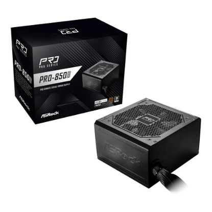 Obrázek ASROCK zdroj PRO- 850B, 850 W, 80Plus Bronze, 120 mm, ATX 3.1