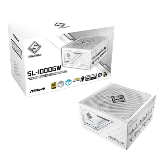 Obrázek ASROCK zdroj SL- 1000GW, 1000 W, 80Plus Gold, 135 mm, ATX 3.1