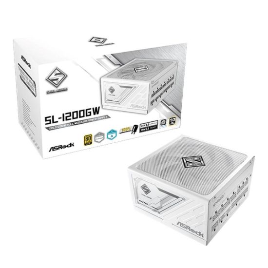 Obrázek ASROCK zdroj SL- 1200GW, 1200 W, 80Plus Gold, 135 mm, ATX 3.1