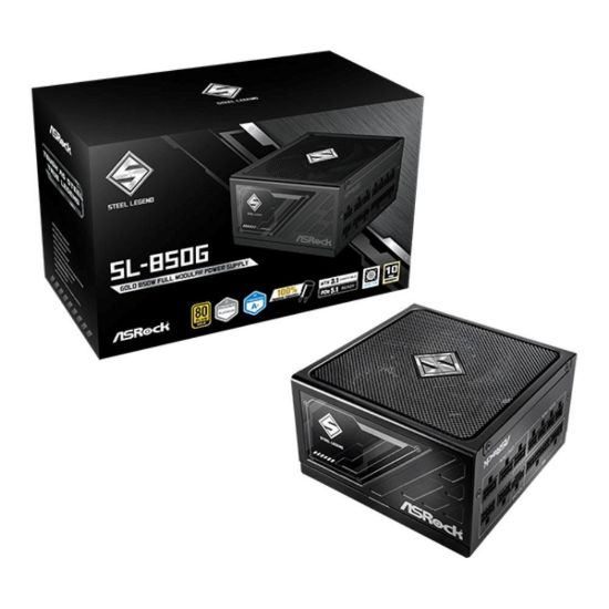 Obrázek ASROCK zdroj SL- 850G, 850 W, 80Plus Gold, 135 mm, ATX 3.1