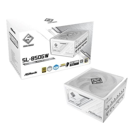 Obrázek ASROCK zdroj SL- 850GW, 850 W, 80Plus Gold, 135 mm, ATX 3.1