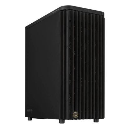 Obrázek ASUS case PROART PA401 WOOD METAL, Mid Tower, ATX, 1xUSB- C Gen2 x 2, 2xUSB 3.0, 2x 160mm Fan, 1x 120mm Fan, černá