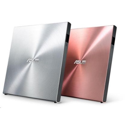 Obrázek ASUS DVD SDRW- 08U5S- U/ SIL/ G/ AS, External Slim DVD- RW, silver, USB + Cyberlink Power2Go 8