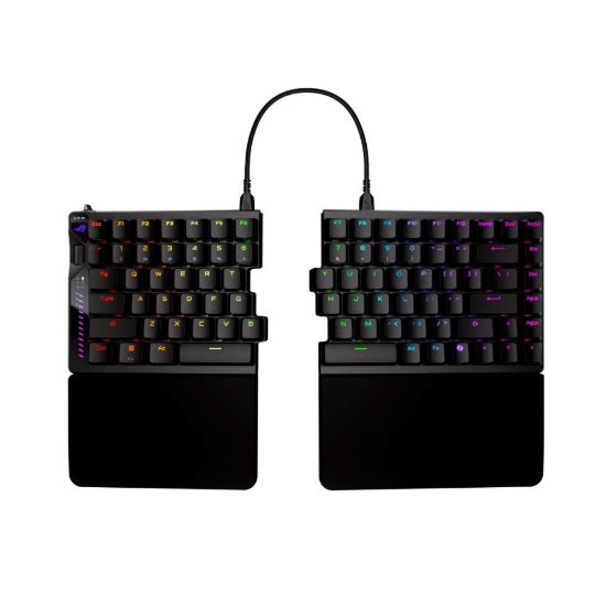 Obrázek ASUS Klávesnice ROG Falcata, Mechanická, Bezdrátová, ARGB, černá