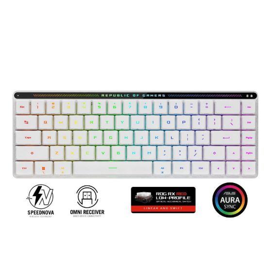 Obrázek ASUS klávesnice ROG FALCHION RX Low profile (ROG NX Snow), US