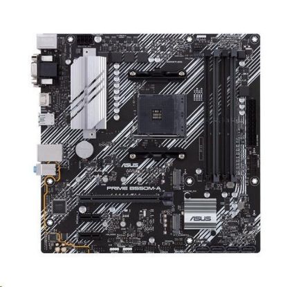 Obrázek ASUS MB Sc AM4 PRIME B550M- A, AMD B550, 4xDDR4, 1xHDMI, 1xDVI, 1xVGA, mATX