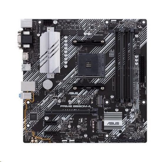 Obrázek ASUS MB Sc AM4 PRIME B550M- A, AMD B550, 4xDDR4, 1xHDMI, 1xDVI, 1xVGA, mATX