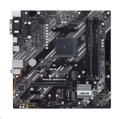 Obrázek ASUS MB Sc AM4 PRIME B550M- K, AMD B550, 4xDDR4, 1xHDMI, 1xDVI, 1xVGA, mATX