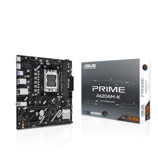 Obrázek ASUS MB Sc AM5 PRIME A620AM- K, 2xDDR5, 1xDP, 1xHDMI, mATX