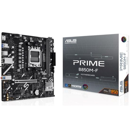 Obrázek ASUS MB Sc AM5 PRIME B850M- F, AMD B850, 2x DDR5, 1x HDMI, mATX