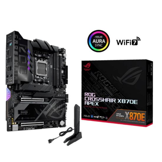 Obrázek ASUS MB Sc AM5 ROG CROSSHAIR X870E APEX, AMD X870, 2xDDR5, 2xUSB4, WiFi