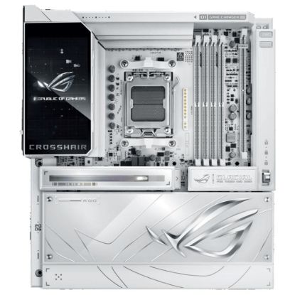 Obrázek ASUS MB Sc AM5 ROG CROSSHAIR X870E GLACIAL, AMD X870E, 2xDDR5, WiFi, 2xUSB4, E- ATX