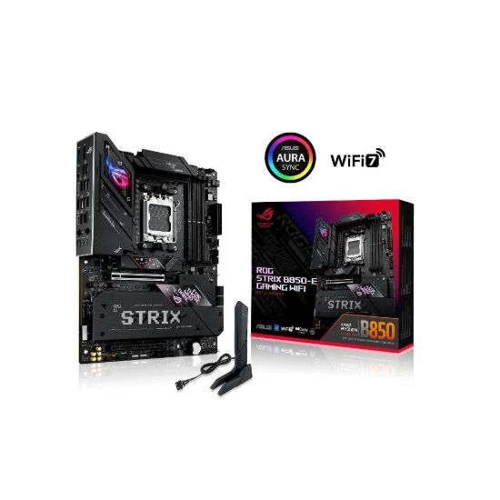 Obrázek ASUS MB Sc AM5 ROG STRIX B850- E GAMING WIFI, AMD B850, 4xDDR5, 1xUSB4, 1xDP, 1xHDMI, WiFi, ATX