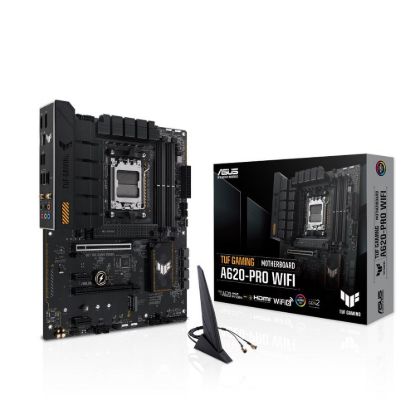 Obrázek ASUS MB Sc AM5 TUF GAMING A620- PRO WIFI, AMD A620, 4xDDR5, 1xHDMI, 1xDP, ATX