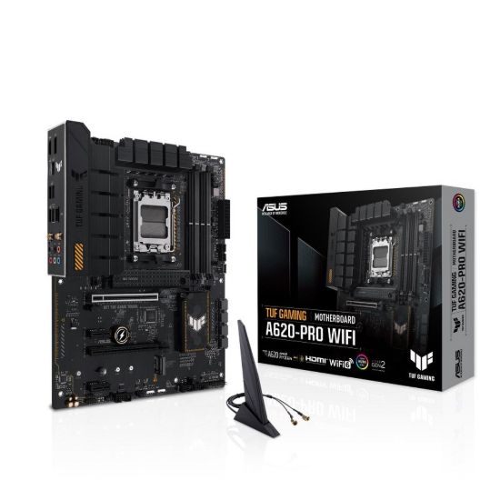 Obrázek ASUS MB Sc AM5 TUF GAMING A620- PRO WIFI, AMD A620, 4xDDR5, 1xHDMI, 1xDP, ATX