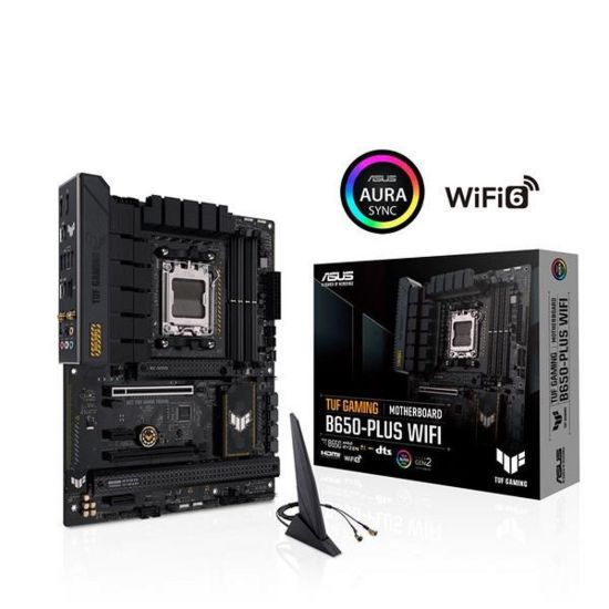 Obrázek ASUS MB Sc AM5 TUF GAMING B650- PLUS WIFI, AMD B650, 4xDDR5, 1xDP, 1xHDMI, WI- FI
