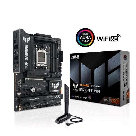Obrázek ASUS MB Sc AM5 TUF GAMING B650E- PLUS WIFI, AMD B650, 4xDDR5, 1xDP, 1xHDMI, WiFi