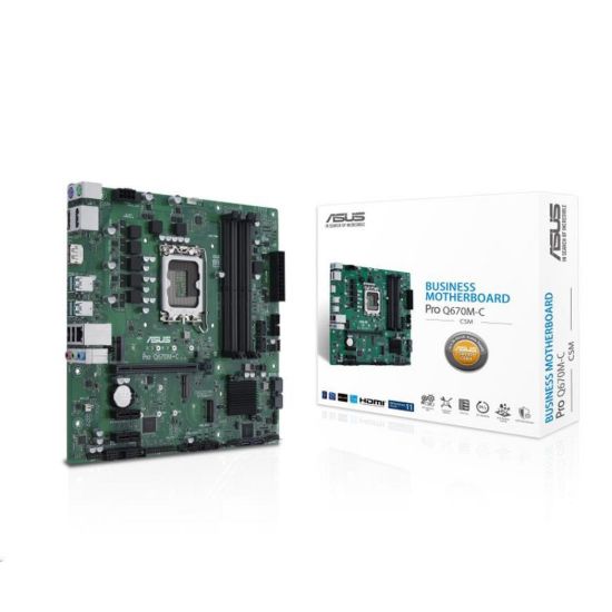 Obrázek ASUS MB Sc LGA1700 PRO Q670M- C- CSM, Intel Q670, 4xDDR5, 2xDP, 1xHDMI, mATX