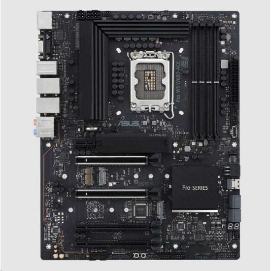 Obrázek ASUS MB Sc LGA1700 PRO WS W680- ACE, Intel W680, 4xDDR5, 1xDP, 1xHDMI, 1xVGA