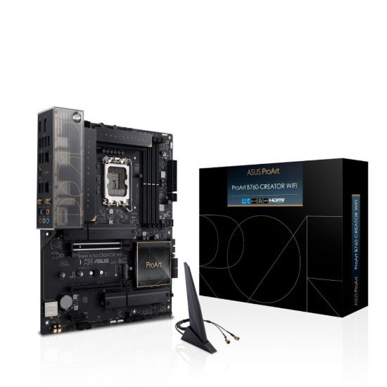 Obrázek ASUS MB Sc LGA1700 PROART B760- CREATOR WIFI, Intel B760, 4xDDR5, 1xDP, 1xHDMI, ATX