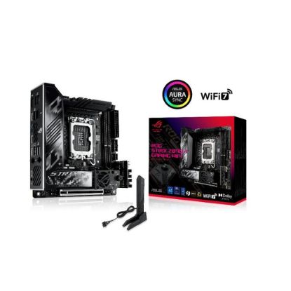 Obrázek ASUS MB Sc LGA1851 ROG STRIX Z890- I GAMING WIFI, Intel Z890, 2xDDR5, 1xHDMI, 2xThunderbolt, WI- FI, Mini- ITX