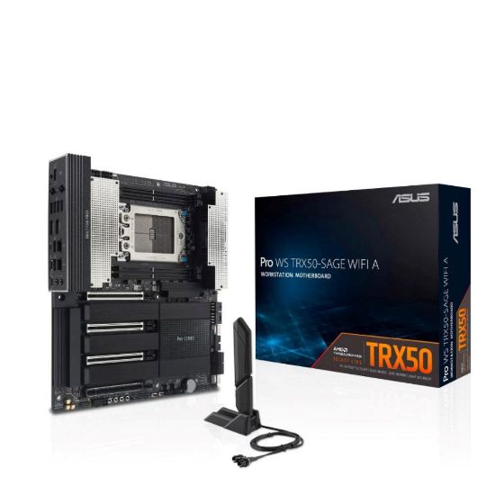 Obrázek ASUS MB Sc sTR5 Pro WS TRX50- SAGE WIFI A, AMD TRX50, 4xDDR5, WiFi, CEB