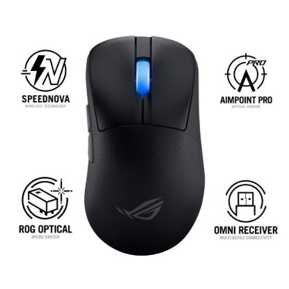 Obrázek ASUS myš ROG Keris II Ace, bezdrátová herní myš, černá