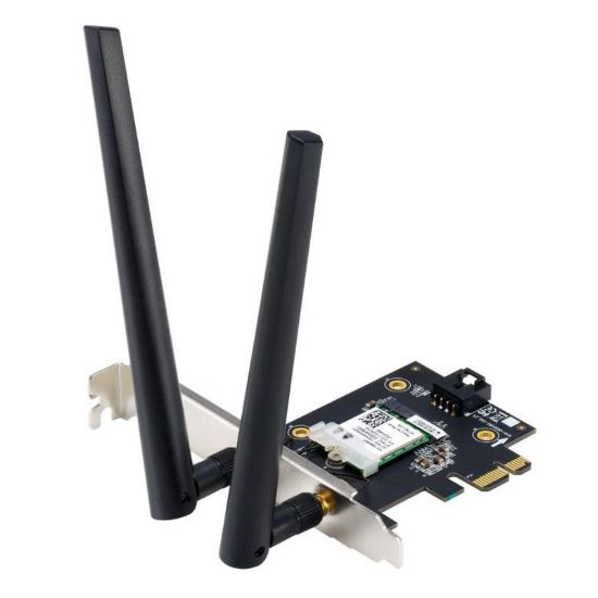 Obrázek ASUS PCE- AXE5400 Wireless AXE5400 PCIe Wi- Fi 6E Adapter Card, Bluetooth 5.2