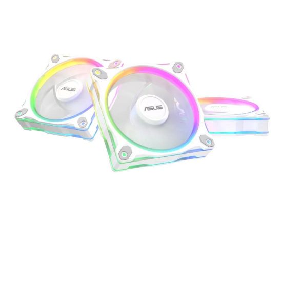 Obrázek ASUS Ventilátor PRIME MR120 ARGB, 3 x 120mm, bílá