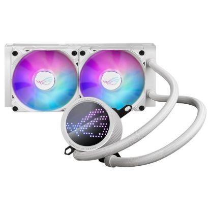 Obrázek ASUS vodní chladič CPU AIO ROG RYUO III 240 ARGB WHITE, 2 x 120mm, LGA1851, AM5