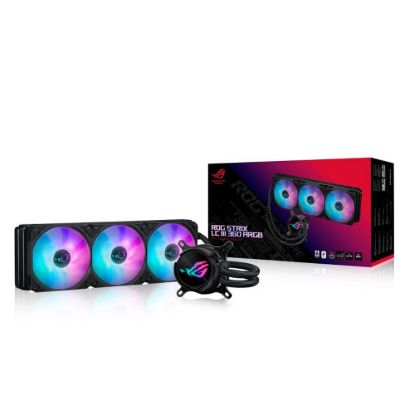Obrázek ASUS vodní chladič CPU AIO ROG STRIX LC III 360 ARGB, 3 x 120mm, LGA1851, AM5