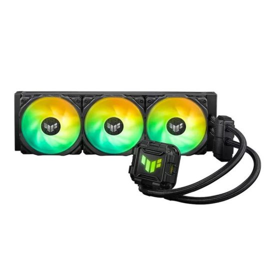 Obrázek ASUS vodní chladič CPU AIO TUF GAMING LC II 360 ARGB, 3 x 120mm, LGA1851, AM5