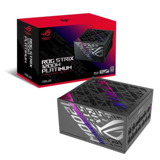 Obrázek ASUS zdroj ROG STRIX 1200 W, 120mm, 80Plus Platinum, černá